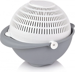 Obrotowy kuchenny durszlak z miską 25 cm