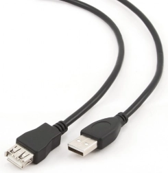 Przedłużacz USB 2.0 AM–AF 4,5 m czarny