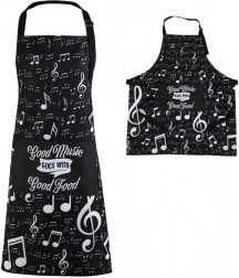 Fartuch w tubie z motywem nut