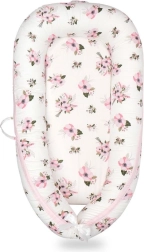 Dziecięcy kocyk / gniazdko 90*50 cm - wzór kwiatowy