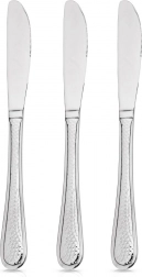 Zestaw stalowych noży stołowych SIREN, 3 szt.