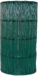 Ogrodowa siatka zgrzewana powlekana 100×50 mm, wysokość 400 mm, zielona, 15 m