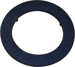 Rozeta dymowa 125 mm, grubość 1,0 mm, czarna