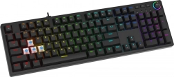 Mechaniczna klawiatura gamingowa SAVIO STYX z przełącznikami OUTEMU Blue, hot‑swap i RGB