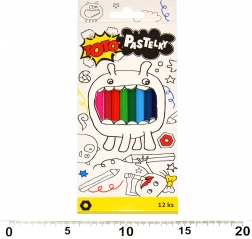 Kredki sześciokątne 12 szt.