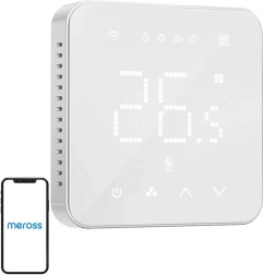 Inteligentny termostat Wi‑Fi Meross do elektrycznego ogrzewania podłogowego (HomeKit)