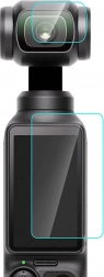 Szkło hartowane na obiektyw i ochronna osłona ekranu do DJI Osmo Pocket 3