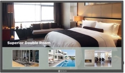 Wielkoformatowy monitor czarny 350 cd/m² 1400:1 24/7