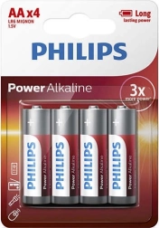 Philips Power Alkaline AA baterie 4 szt.