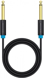 Kabel audio TS 6,35 mm Vention BAABI 3 m (czarny)