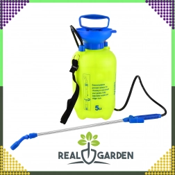 Ręczny opryskiwacz ciśnieniowy 5 l z paskiem naramiennym i lancą