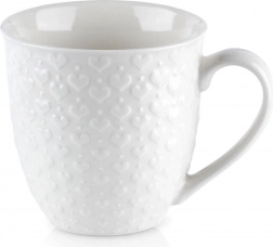 Ceramiczny kubek w serduszka 580 ml