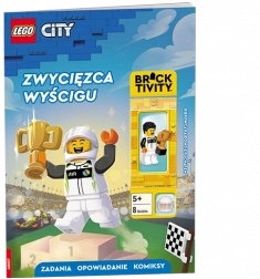 Lego City: zwycięzca wyścigu – interaktywna książka z minifigurką