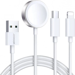 Magnetyczny kabel ładujący Jonroom do Apple Watch, Lightning i USB‑C, 1,2 m