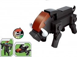 QMAN klocki 3w1 – dzik (27 elementów)