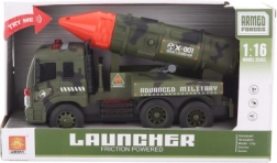 Wojskowy samochód z rakietą na baterie