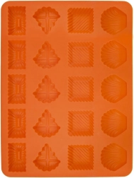 Silikonowa forma do ciasteczek SILLINIE, brązowa