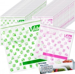 Woreczki strunowe na żywność 20,5 × 21 cm i 24 × 29 cm, 40 szt.