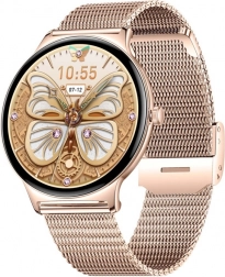 Smartwatch Colmi V89 ze stali nierdzewnej – złoty