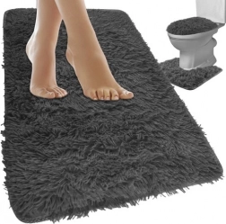 Szary zestaw łazienkowy Ruhhy