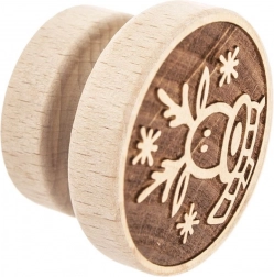 Drewniana pieczątka do ciastek 5,5 cm – motyw renifera