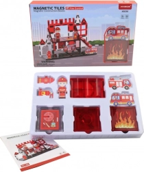 Magnetyczna układanka konstrukcyjna dla dzieci w praktycznym pudełku