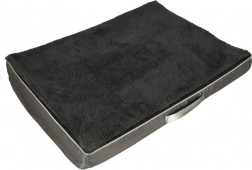 Ortopedyczne, wodoodporne legowisko materacowe dla psa i kota 90 × 70 × 10 cm, szare