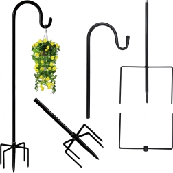 Ogrodowy wiszący hak na kwiaty, karmniki i lampiony 80 cm