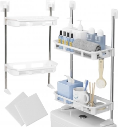 Półka ścienna nad toaletą z 2 półkami