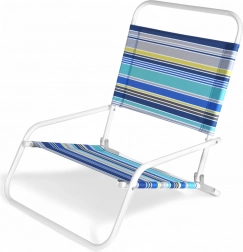 Składane krzesło plażowe z niskim siedziskiem Vilde
