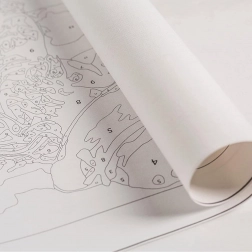 Malowanie po numerach z ramą 30 × 30 cm dla dzieci