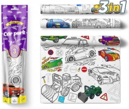 Pexi kolorowe obrusy dla dzieci - Samochody