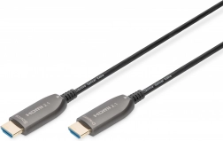 Hybrydowy kabel HDMI 2.1 Ultra High Speed 8K/60Hz 15 m czarny