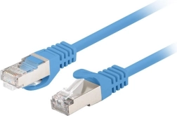 Patchcord Cat.6 FTP 1 m – zestaw 10 szt., niebieski