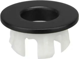 Da96a przelewowa rozeta umywalki fi30 czarna