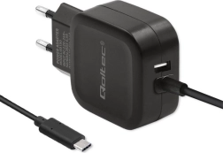Qoltec ładowarka 17W z USB i USB typu C