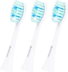 MalTec Toothie X1 białe wymienne końcówki do szczoteczki sonicznej 3 szt.