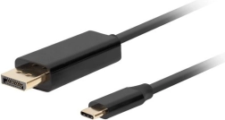 Kabel USB-C do DisplayPort 1.8m 4K 60Hz czarny