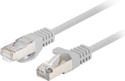 Patchcord kat. 6 FTP 1 m, 10 szt., szary