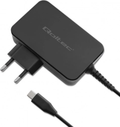 Qoltec GaN Power Pro ładowarka USB‑C 90 W czarna
