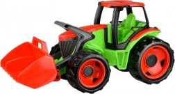 Traktor z łopatą niebiesko szary