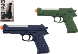 Pistolet plastikowy 17 cm ze światłem i dźwiękiem