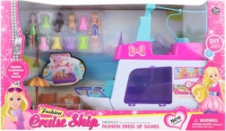 Łódź dla lalek z akcesoriami