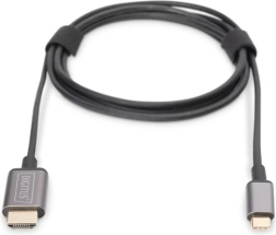 Adapter kabel HDMI 4K 30Hz na USB Typ C 3.1 czarny 1,8 m