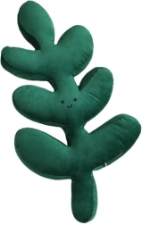 Dekoracyjna pluszowa poduszka w kształcie liścia – Typ 1