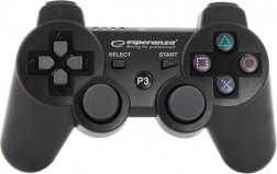 Bezprzewodowy gamepad ESPERANZA do PS3, Bluetooth, czarny