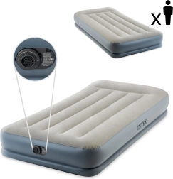 Materac dmuchany Intex z wbudowaną pompką elektryczną 191 × 99 × 30 cm