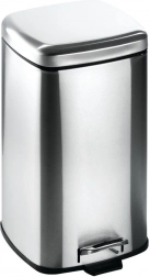 Stalowy pedałowy kosz na śmieci 12 l