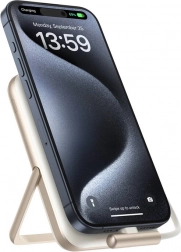 Magnetyczny powerbank Choetech 10000 mAh 20 W PD z kablem USB‑C – biały