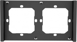 Ramka dla podwójnego przełącznika Sonoff M5 80 grafitowy/czarny